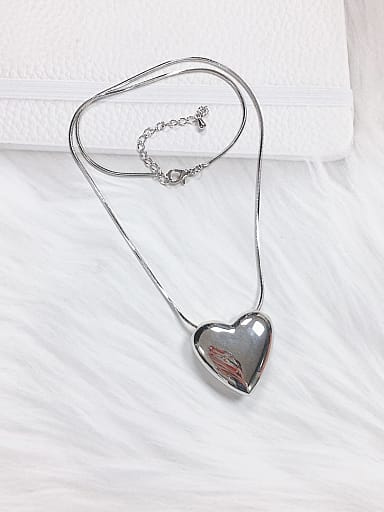 Zinc Alloy Heart Trend Necklace