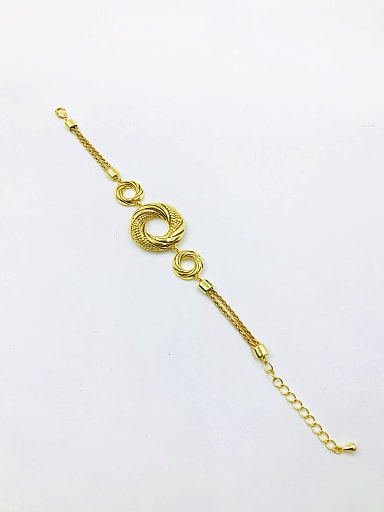 Brass Round Minimalist Bracelet