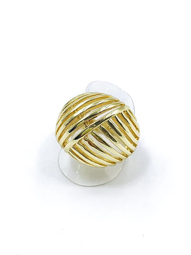 Zinc Alloy Vertical Stripe Minimalist Band Ring