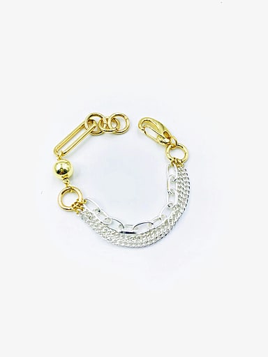 Zinc Alloy Minimalist Link Bracelet