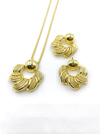 Trend Zinc Alloy Earring and Necklace Set