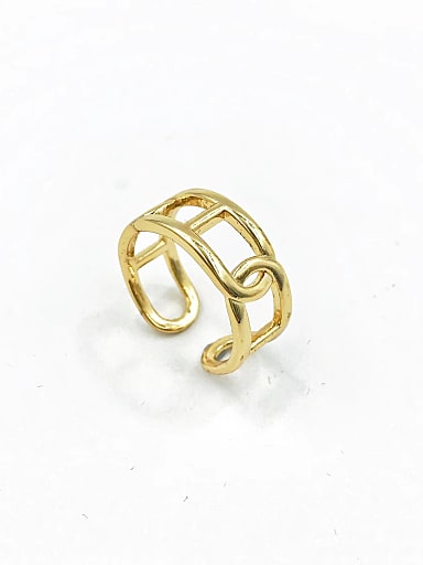 Brass Trend Band Ring