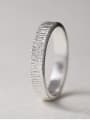 thumb Silver Round Band band ring with Silver 0