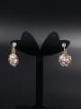 thumb Model No NY2926MZ15A-003 Flower style with Gold Plated Zircon Drop drop Earring 0