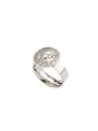 thumb New design Silver-Plated Zinc Alloy  Signet Ring in Rust color 0
