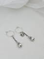 thumb 925 Sterling Silver With Platinum Plated Fashion Geometric Drop Earrings 2