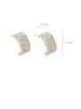 thumb Alloy With Gold Plated Fashion Geometric Stud Earrings 2