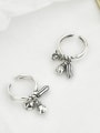 thumb Vintage Sterling Silver With Platinum Plated Vintage Horse Peanut Free Size Rings 0