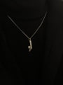 thumb 925 Sterling Silver With Gold Plated Personality Irregular Palm Necklaces 1