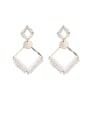 thumb Alloy With Gold Plated Fashion Geometric Drop Earrings 3