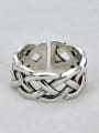 thumb Vintage Sterling Silver With Vintage Hollow Geometric Free Size Rings 3