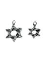 thumb Vintage Sterling Silver With Antique Silver Plated Simplistic Hollow  Star Pendants 0