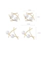 thumb Alloy With Gold Plated Fashion Irregular Stud Earrings 2