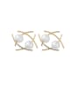 thumb Alloy With Gold Plated Fashion Irregular Stud Earrings 0
