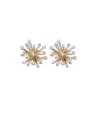 thumb Alloy With Gold Plated Fashion Flower Earrings 0