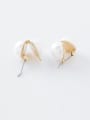 thumb Alloy With Gold Plated Simplistic Round Stud Earrings 2