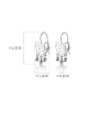 thumb 925 Sterling Silver With Platinum Plated Trendy Hollow  Locket Hook Earrings 2