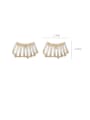 thumb Alloy With Gold Plated Trendy Irregular Stud Earrings 2