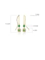 thumb 925 Sterling Silver With Gold Plated Fashion Star Threader Earrings 4