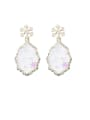 thumb Alloy With Gold Plated Fashion Irregular Drop Earrings 0