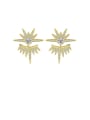 thumb Copper With Gold Plated Luxury Irregular Drop Earrings 0