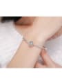 thumb 925 Silver Cubic Zirconia Chain Bracelet 1
