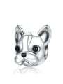 thumb 925 Silver Cute Dog Pendant 0