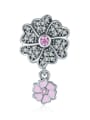thumb 925 silver romantic flower charms 0