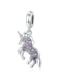 thumb 925 silver cute unicorn charms 0