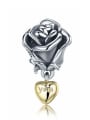 thumb 925 silver rose charms 0