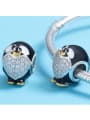 thumb 925 silver cute penguin charms 3