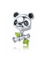 thumb 925 silver cute panda charms 0