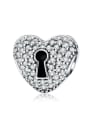 thumb 925 silver heart lock charms 0