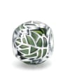 thumb 925 silver green leaf charms 0
