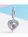 thumb 925 Silver Mother's Day Rose charms 3
