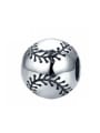 thumb 925 silver baseball charms 0
