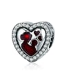 thumb 925 silver romantic heart charms 0