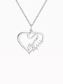 thumb Customize Overlapping Heart Two Name Necklace 0