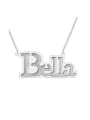 thumb Bella style Silver Name Necklace 0
