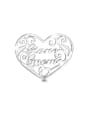 thumb Customized silver Filigree Heart Two Name Necklace 2