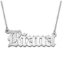 thumb Personalized Old English Font Name Necklace 0