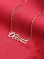 thumb Customized Personalized CZ Name Necklace Silver 2