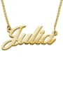 thumb Custom Julia style Name Necklaces silver 4