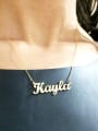 thumb custom Kayla style silver Personalized Name Necklace 1