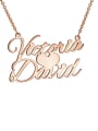 thumb Custom Sweet Love Personalized Name Necklace silver 3