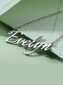 thumb Customized  Silver Personalized Name Necklace 2