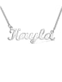 thumb custom Kayla style silver Personalized Name Necklace 0