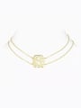 thumb Customized Monogram Choker with Sterling Silver 0