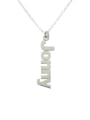 thumb Personalized Sidelong Nameplate Necklaces 0