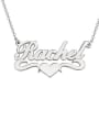 thumb Rachel style Personalized Heart Name Necklace 0